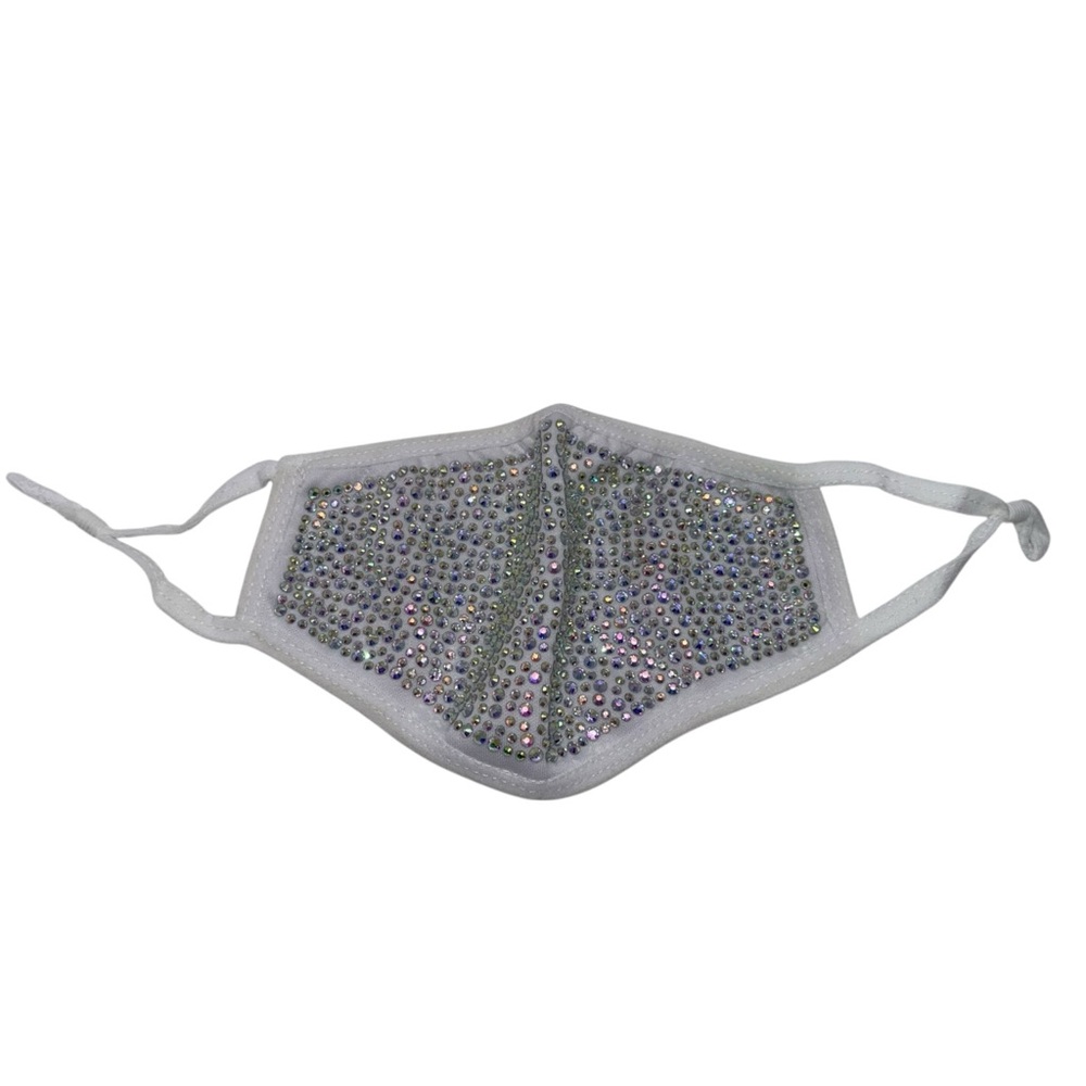 Rhinestone Fashion Face Masks Set‎ of 4 Rave Festival Daily Wear - Picture 3 of 8